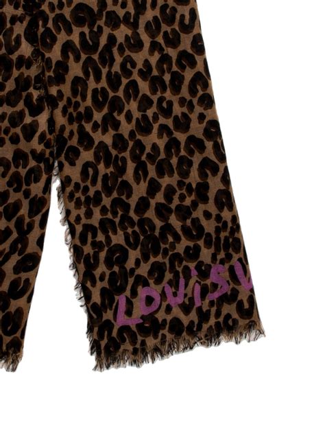 leopard print louis vuitton bag|Louis Vuitton leopard graffiti stole.